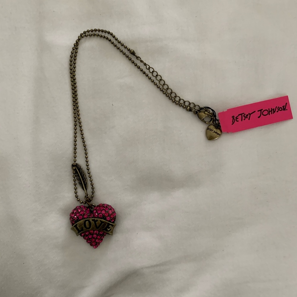 Betsey Johnson Heart Necklace